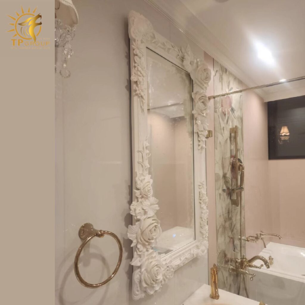 Gương Nửa Thân Chạm Khắc Kiểu Pháp TP2505 17 Gương Nửa Thân Chạm Khắc Kiểu Pháp TP2505