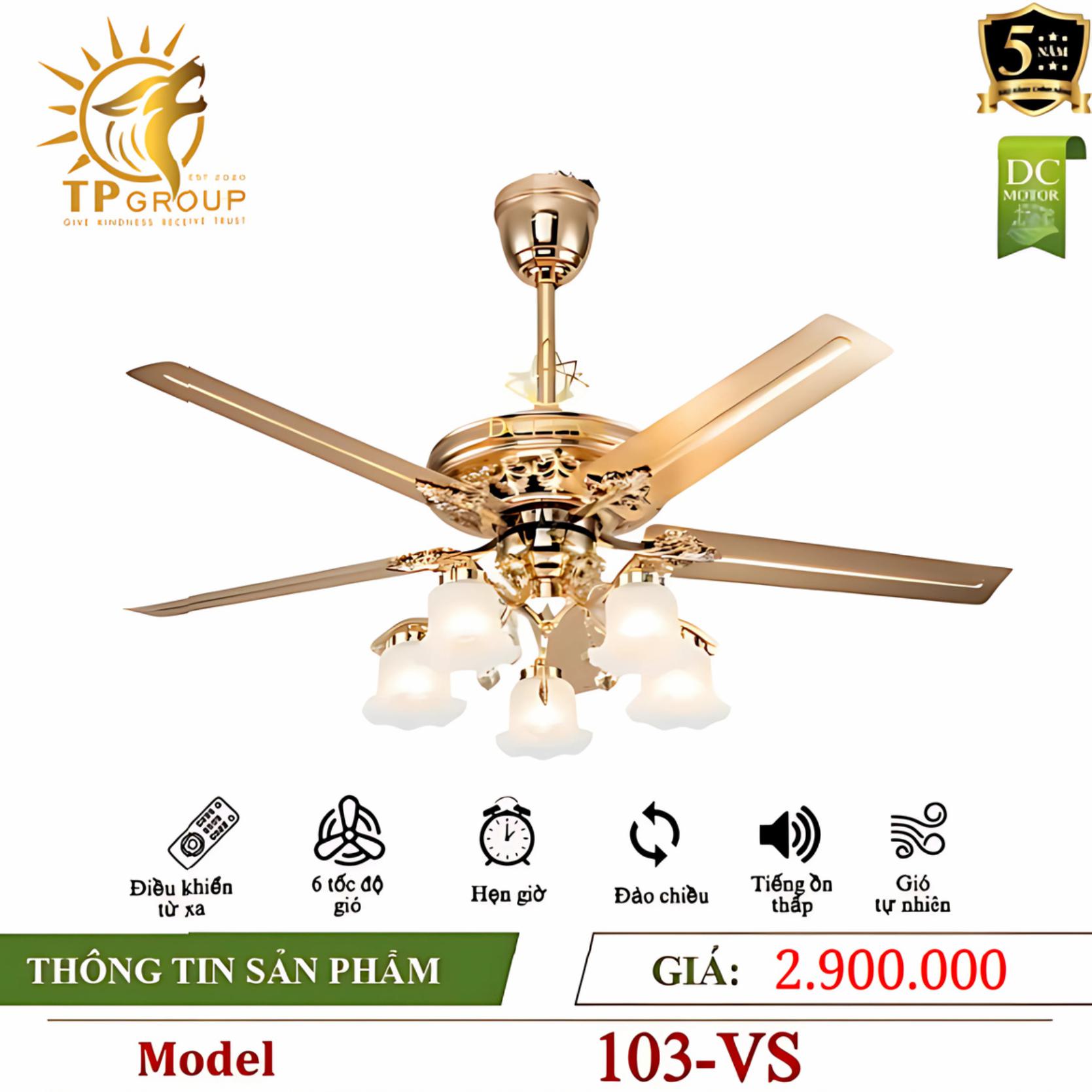 Quạt trần DCT FAN 103 3 Quạt trần DCT FAN 103