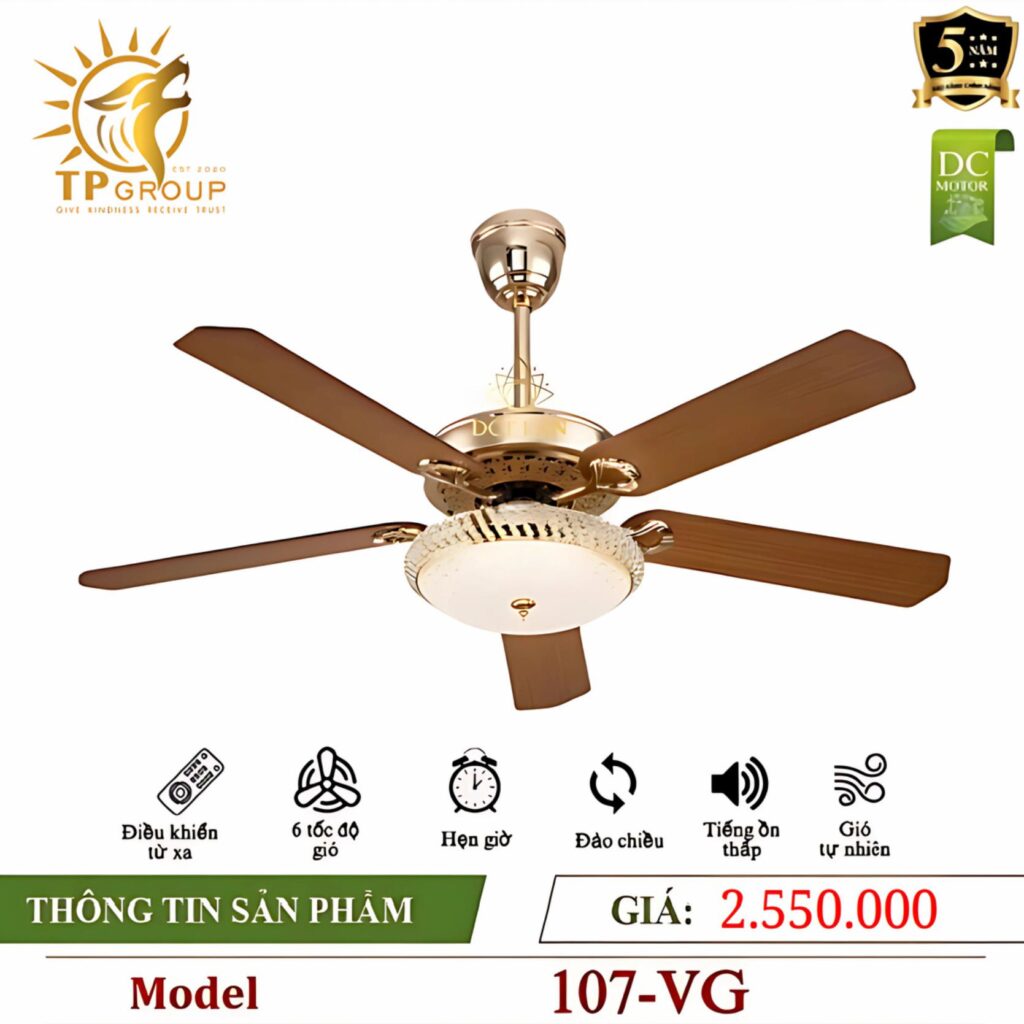 Quạt trần DCT FAN 107