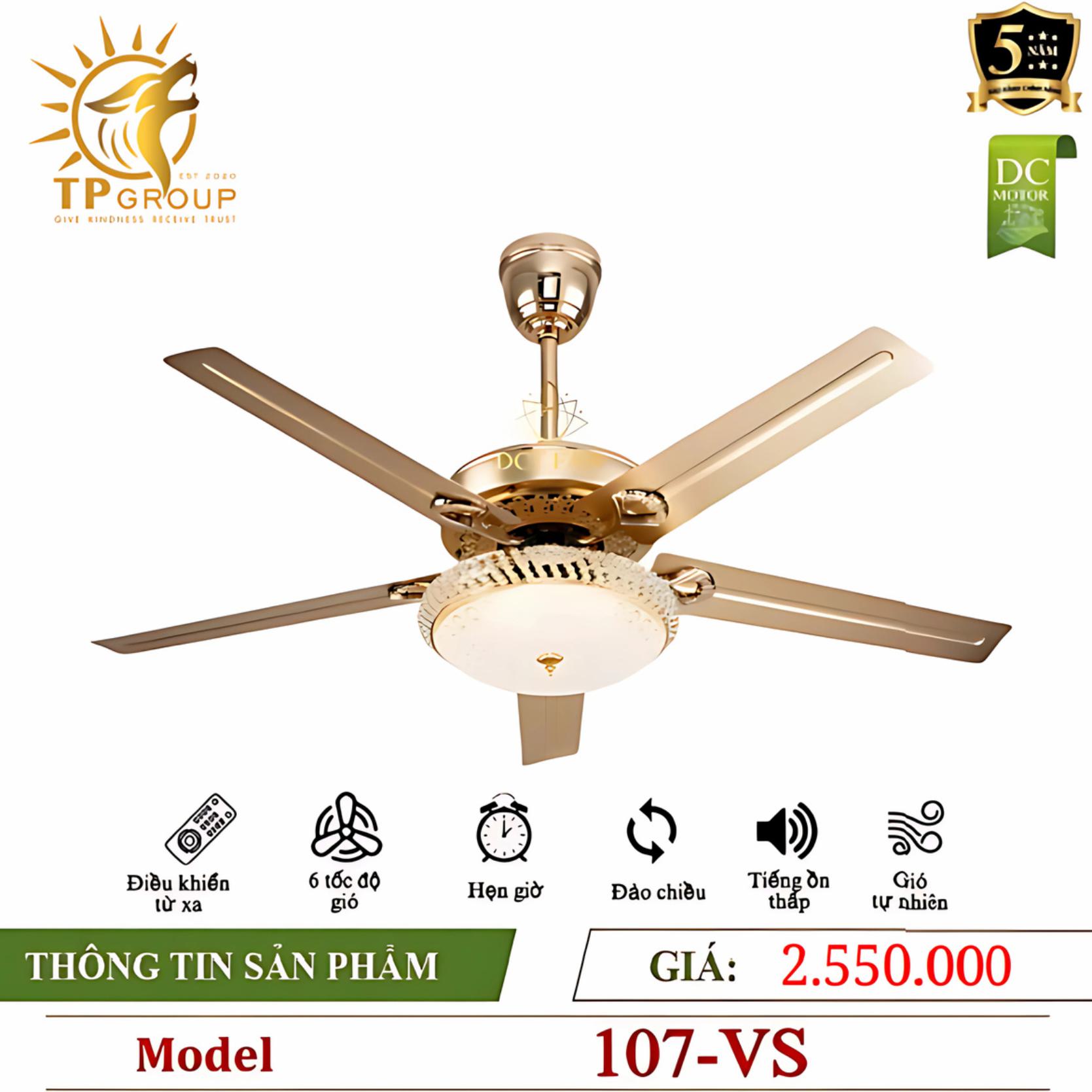 Quạt trần đèn DCT FAN 107 3 Quạt trần DCT FAN 107