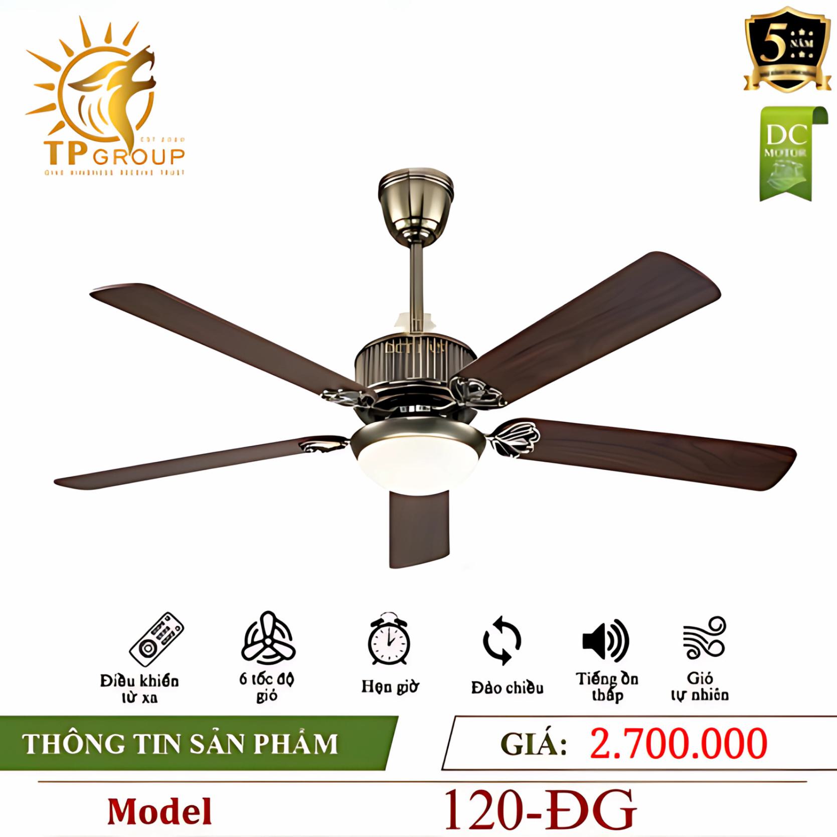 Quạt trần DCT FAN 120 16 Quạt trần DCT FAN 120