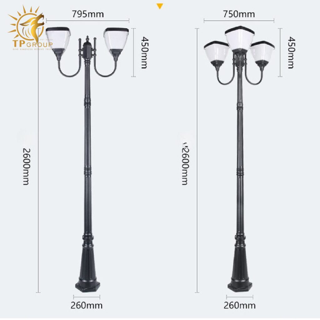 Đèn nấm sân vườn năng lượng mặt trời SL-GGD2806 6 Đèn nấm sân vườn năng lượng mặt trời SL-GGD2806