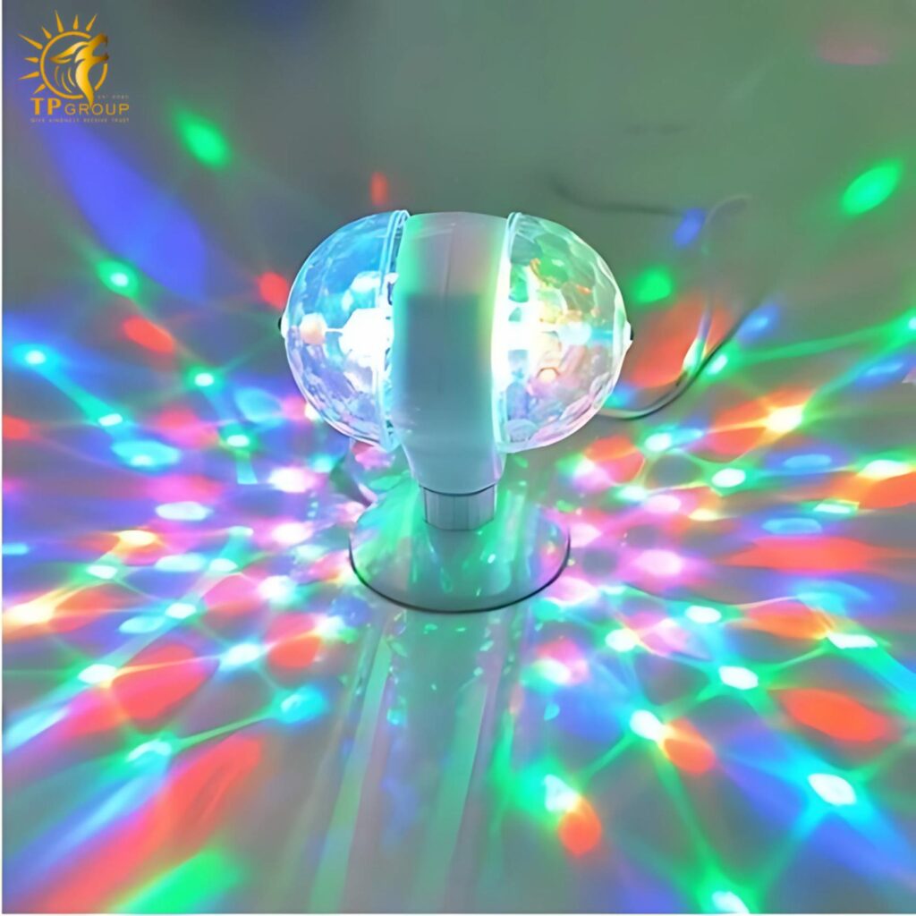 Đèn LED Magic Ball Light 2 đầu xoay 10 Đèn LED Magic Ball Light 2 đầu xoay