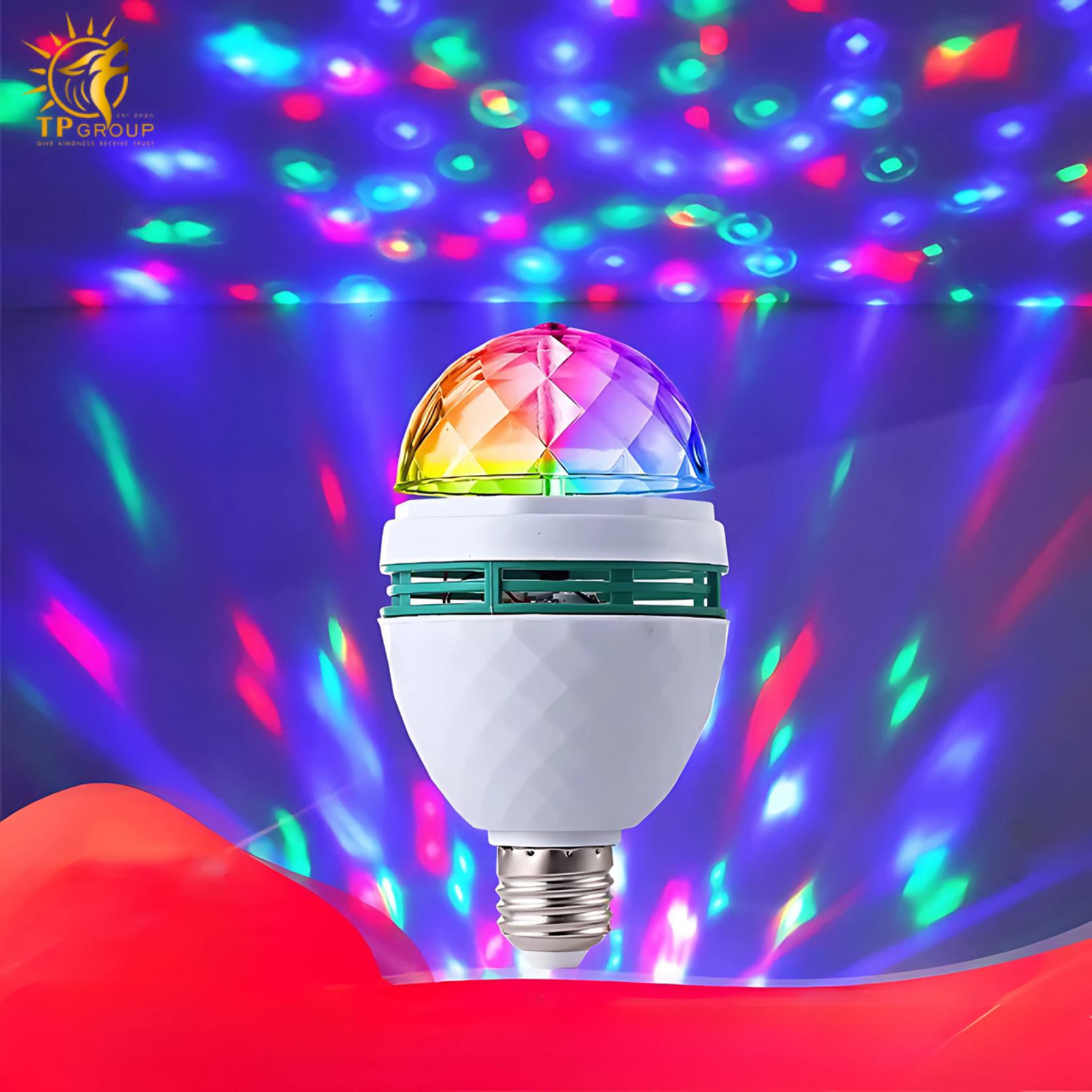 Bóng đèn LED xoay cầu vồng