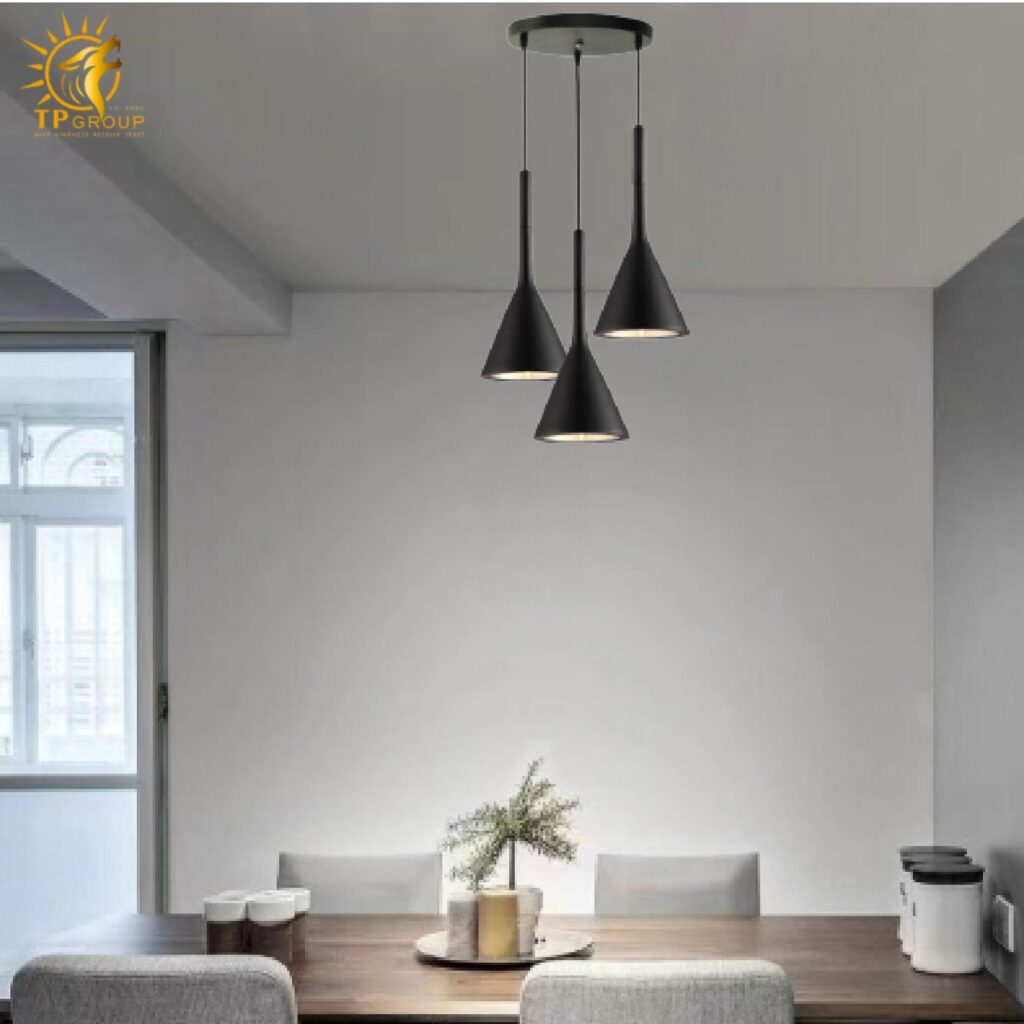 Chao thả đơn hoặc ba lắp đầu gường, bàn ăn, TCF61BK 7 Chao thả đơn hoặc ba lắp đầu gường, bàn ăn, TCF61BK