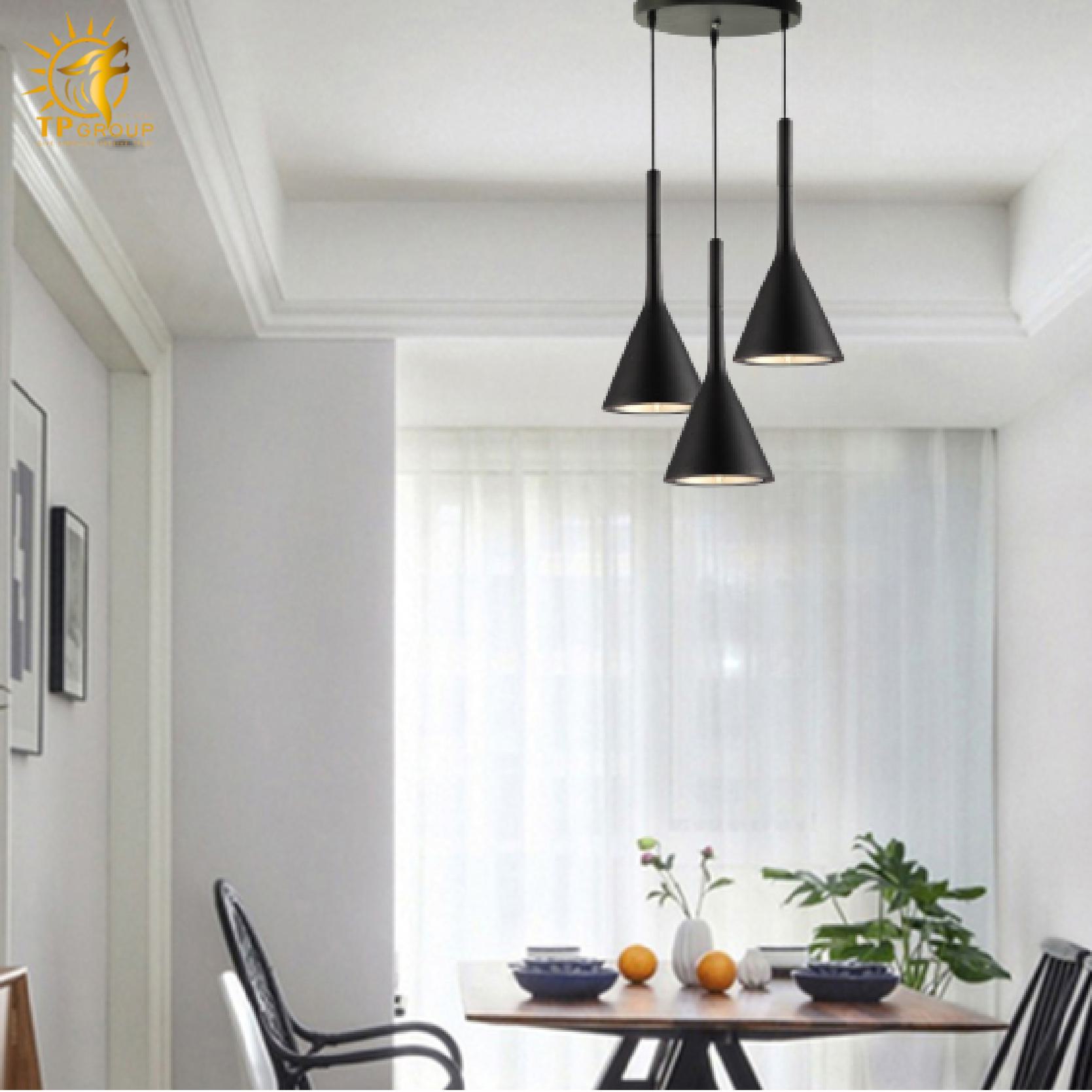 Chao thả đơn hoặc ba lắp đầu gường, bàn ăn, TCF61BK 3 Chao thả đơn hoặc ba lắp đầu gường, bàn ăn, TCF61BK