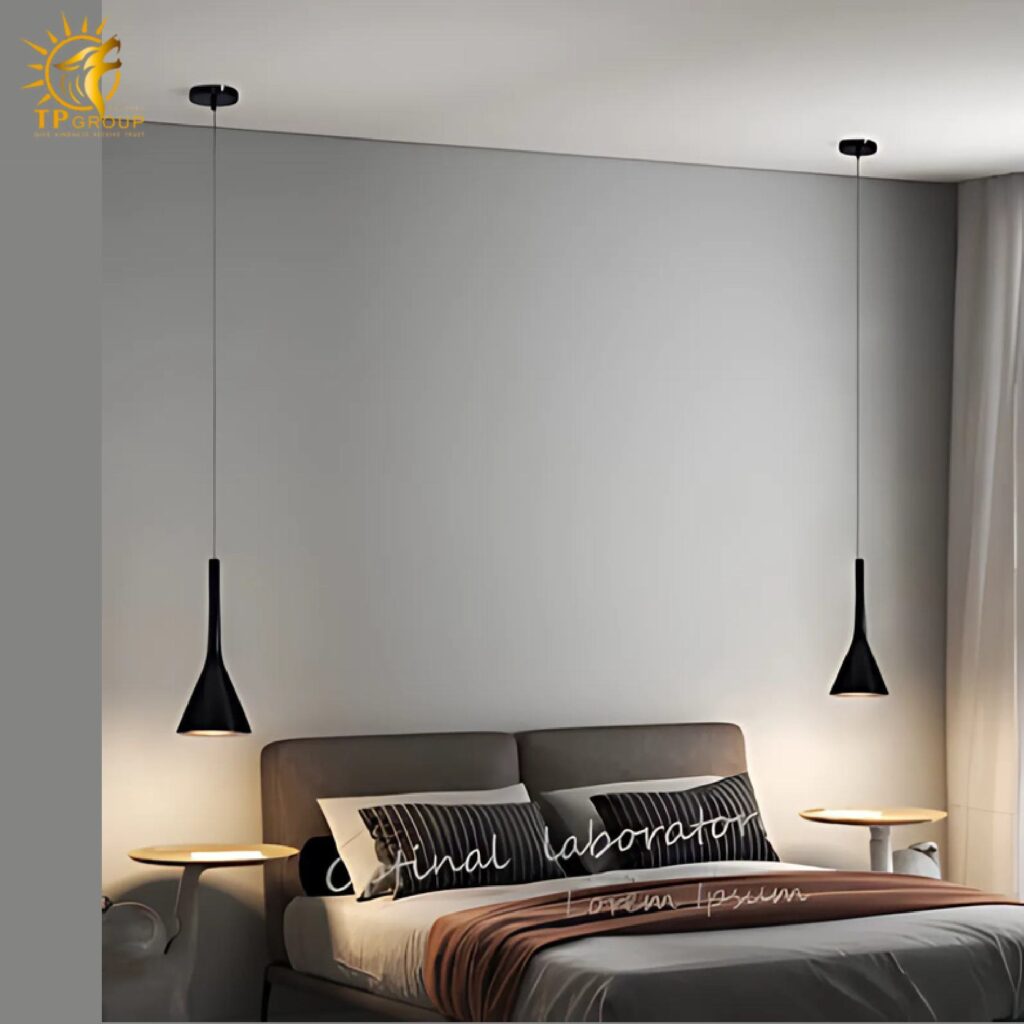 Chao thả đơn hoặc ba lắp đầu gường, bàn ăn, TCF61BK 10 Chao thả đơn hoặc ba lắp đầu gường, bàn ăn, TCF61BK