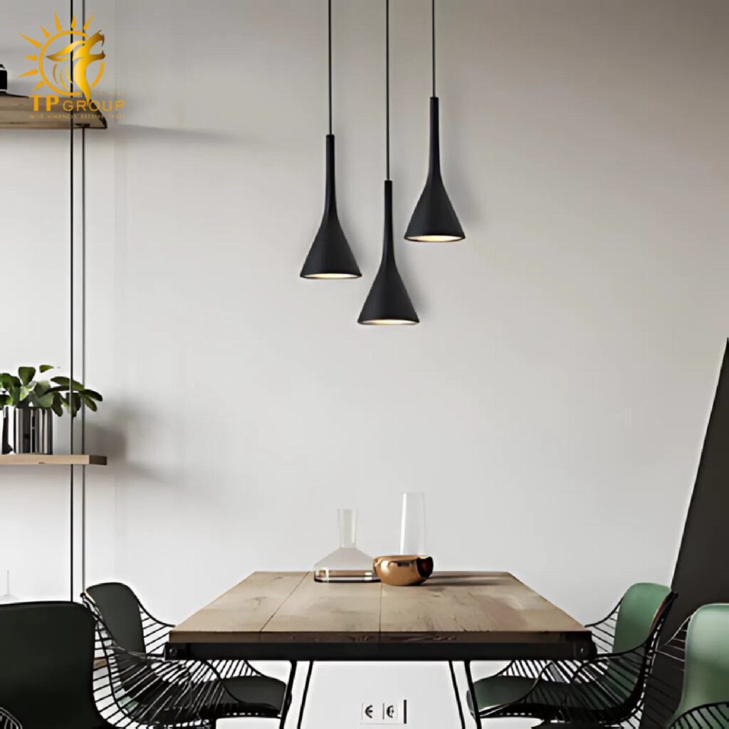 Chao thả đơn hoặc ba lắp đầu gường, bàn ăn, TCF61BK 11 Chao thả đơn hoặc ba lắp đầu gường, bàn ăn, TCF61BK