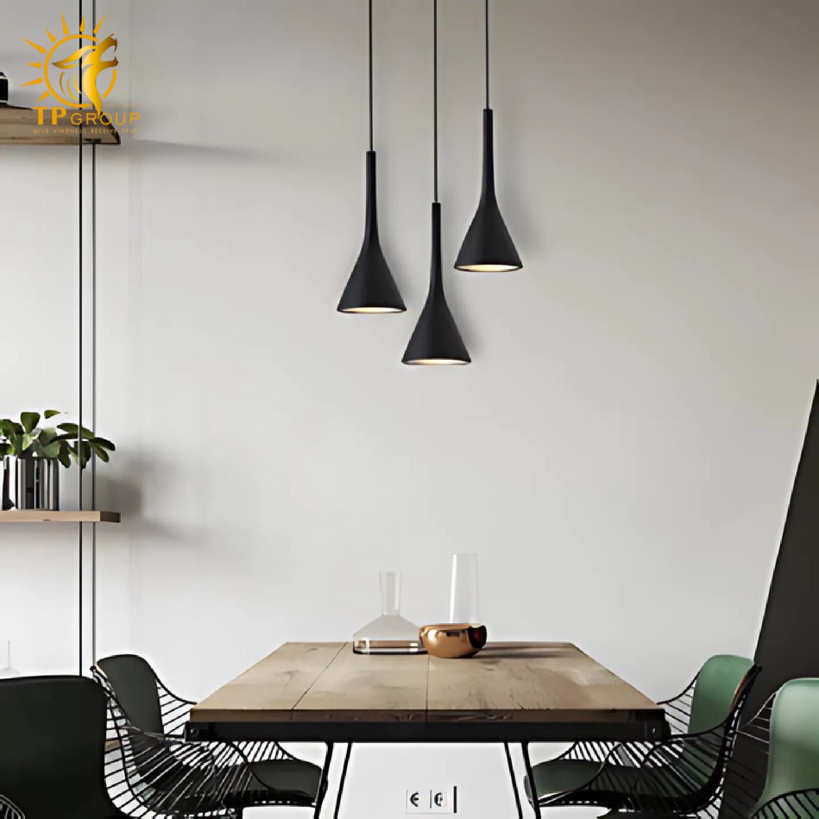 Chao thả đơn hoặc ba lắp đầu gường, bàn ăn, TCF61BK 6 Chao thả đơn hoặc ba lắp đầu gường, bàn ăn, TCF61BK