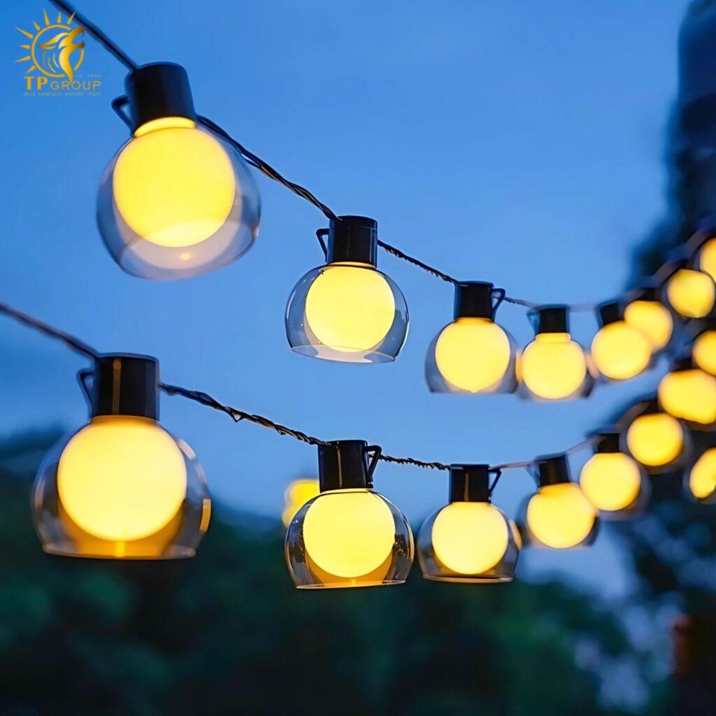 Dây đèn bong bóng trang trí tiệc sân vườn GB1019 18 Dây đèn bong bóng trang trí tiệc sân vườn GB1019