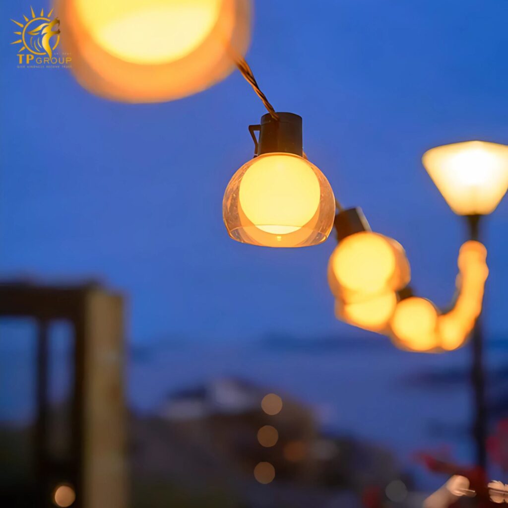 Dây đèn bong bóng trang trí tiệc sân vườn GB1019 16 Dây đèn bong bóng trang trí tiệc sân vườn GB1019