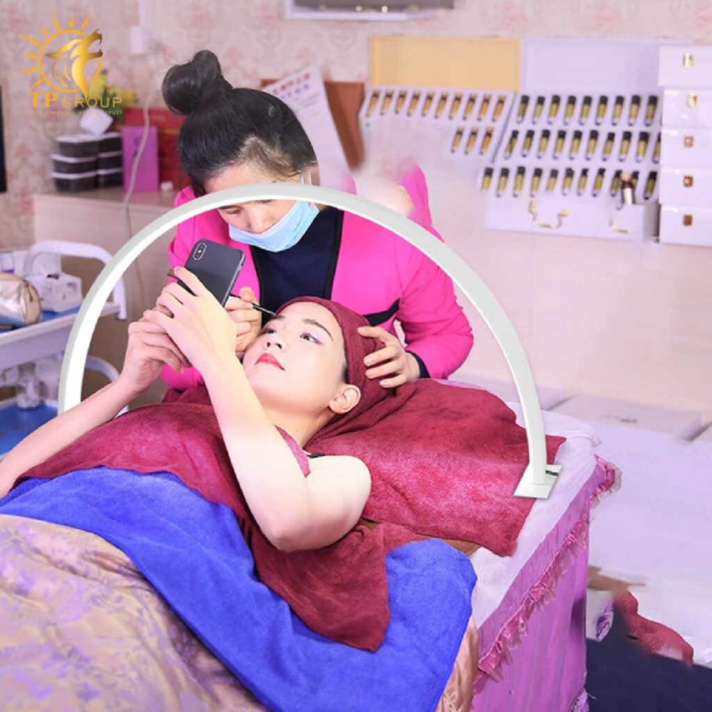 Đèn bàn làm việc làm đẹp móng tay hình bán nguyệt hình chữ U bảo vệ mắt TPDB002 