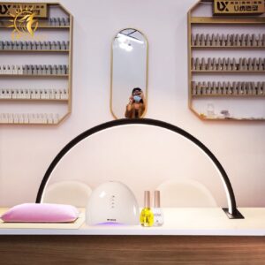 Đèn bàn làm việc làm đẹp móng tay hình bán nguyệt hình chữ U bảo vệ mắt TPDB002