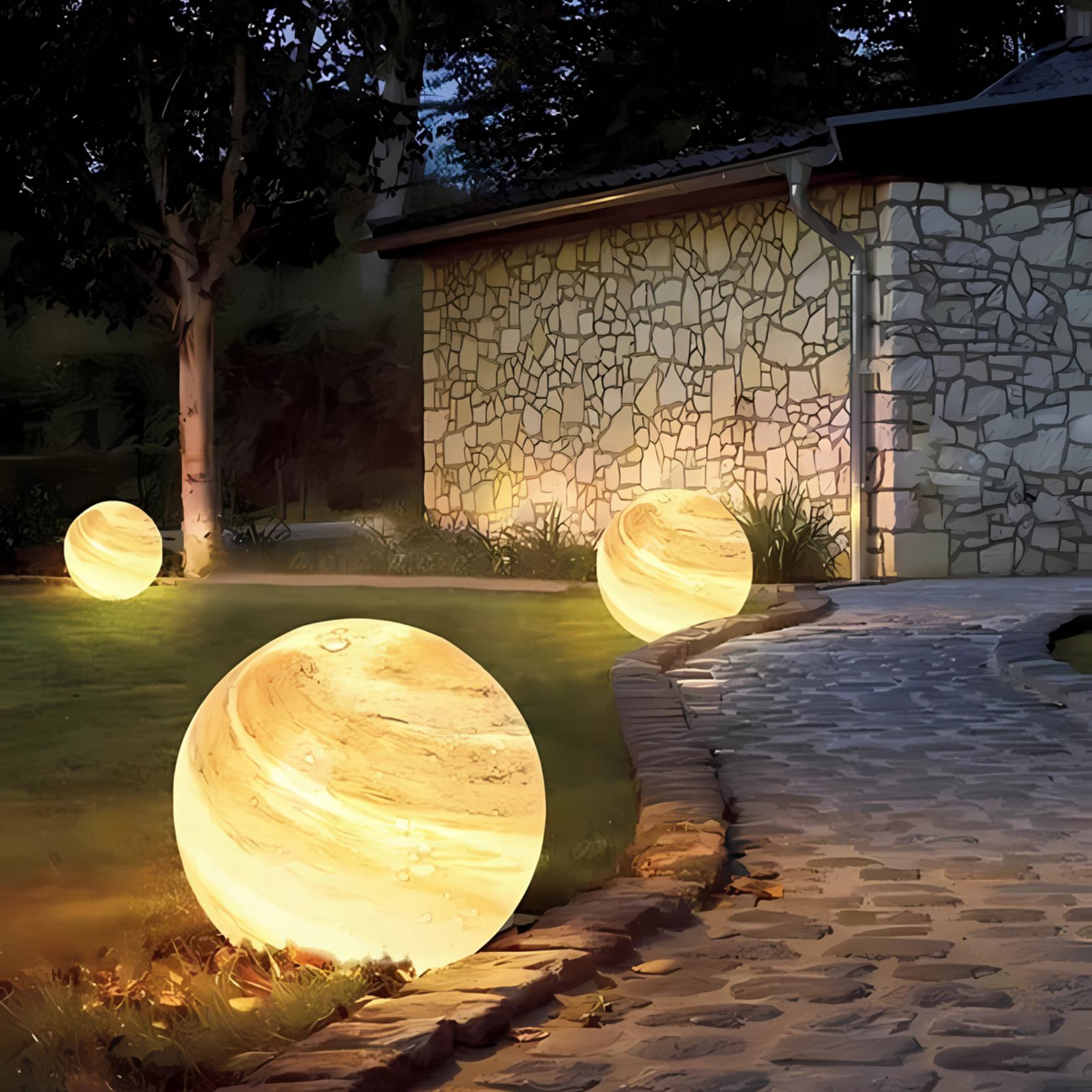 Đèn cắm cỏ trang trí mô hình tiểu hành tinh KE0224 8 Đèn cắm cỏ trang trí mô hình tiểu hành tinh KE0224