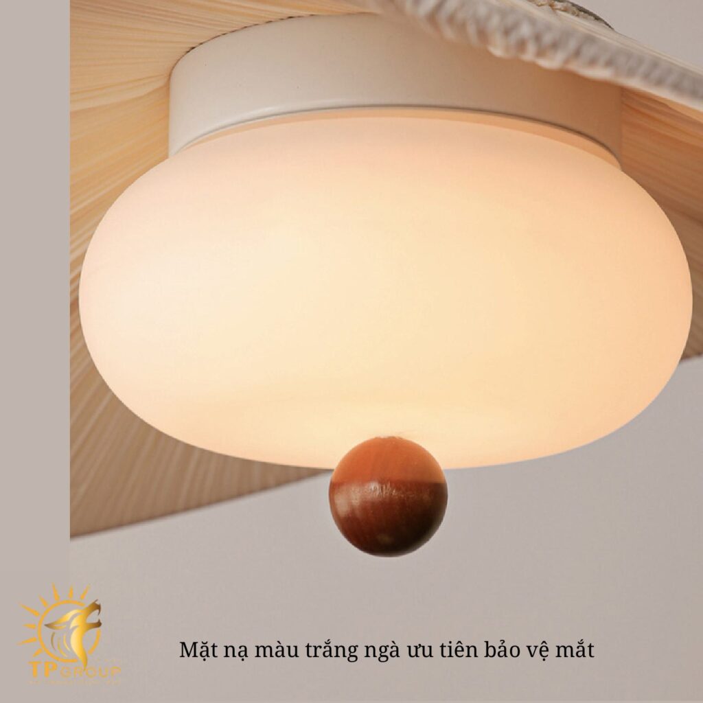 Đèn chùm Nanyang phong cách Pháp thời trung cổ mũ rơm TPDT008