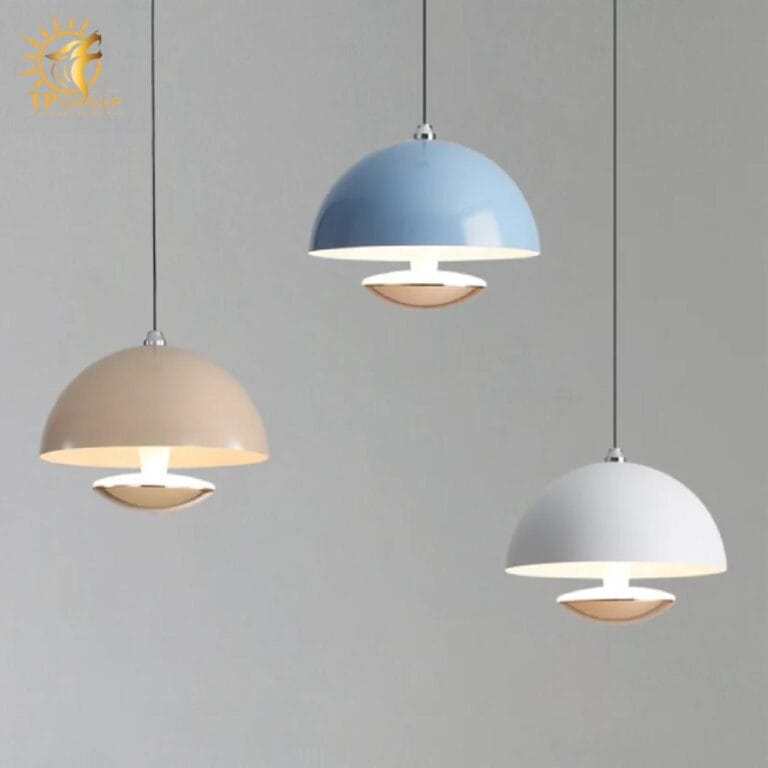 Đèn chùm nhỏ cảm ứng đầu giường phòng ngủ hiện đại đơn giản tối giản phong cách kem nhà hàng TPDT007