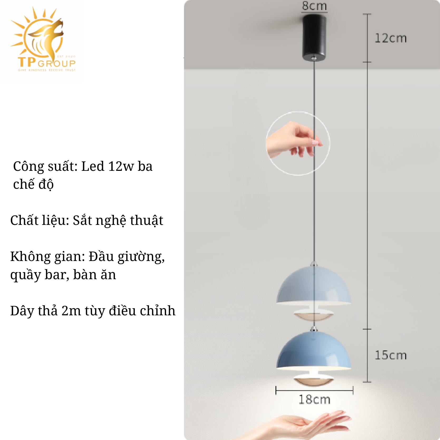 Đèn chùm nhỏ cảm ứng đầu giường phòng ngủ hiện đại đơn giản tối giản phong cách kem nhà hàng TPDT007 17 Đèn chùm nhỏ cảm ứng đầu giường phòng ngủ hiện đại đơn giản tối giản phong cách kem nhà hàng TPDT007