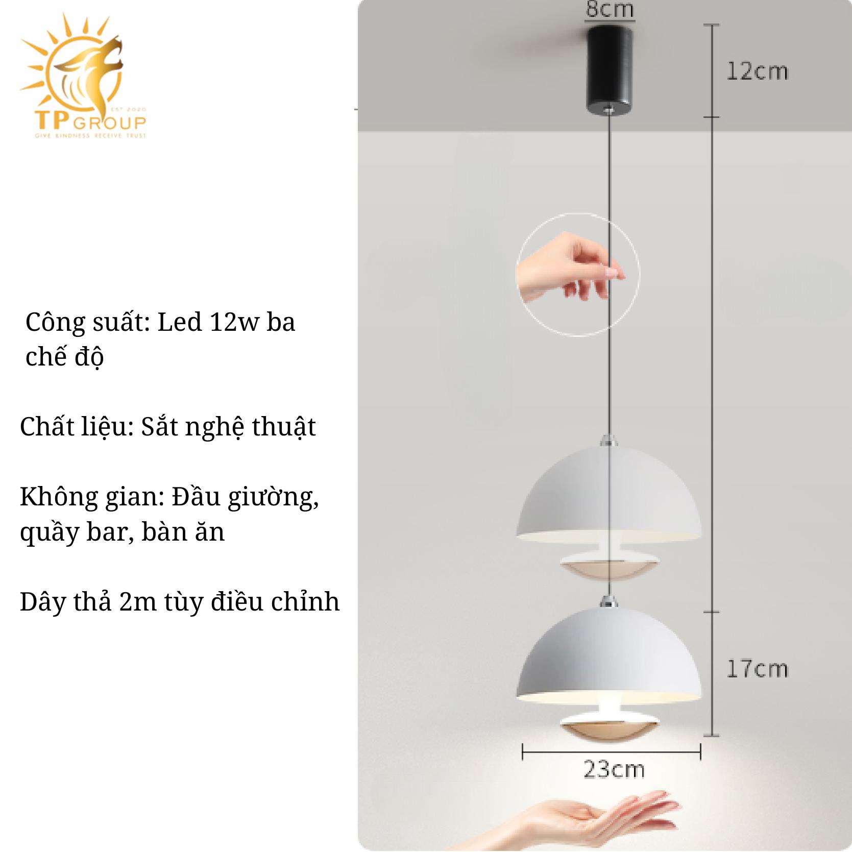 Đèn chùm nhỏ cảm ứng đầu giường phòng ngủ hiện đại đơn giản tối giản phong cách kem nhà hàng TPDT007 18 Đèn chùm nhỏ cảm ứng đầu giường phòng ngủ hiện đại đơn giản tối giản phong cách kem nhà hàng TPDT007