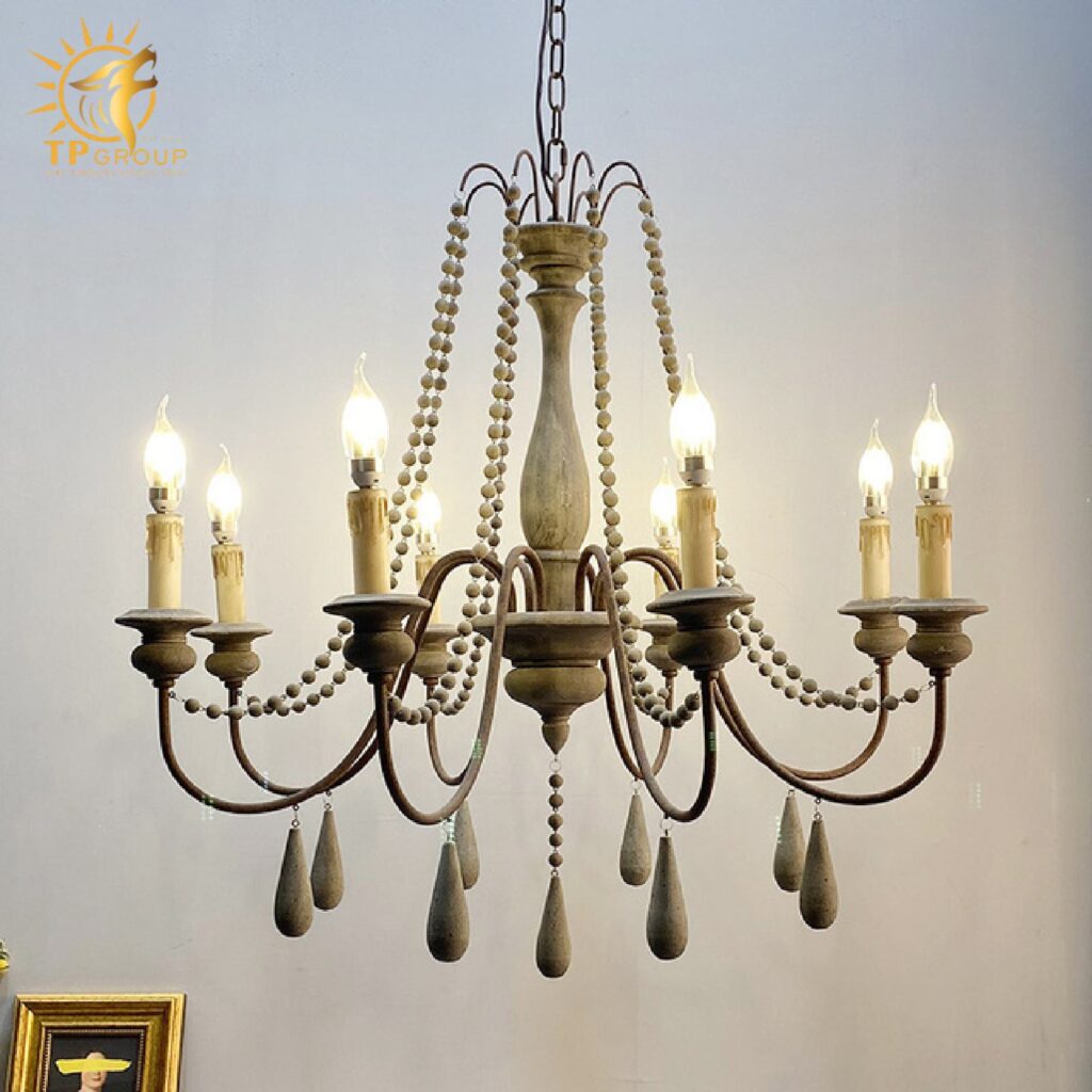 Đèn chùm phòng khách cổ điển Mỹ sắt gỗ nguyên khối cổ điển TPDC003 22 Đèn chùm phòng khách cổ điển Mỹ sắt gỗ nguyên khối cổ điển TPDC003 (3)