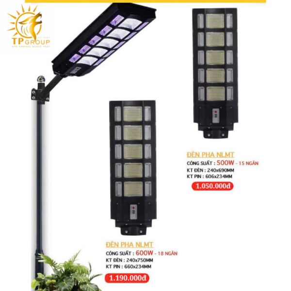 Đèn đường năng lượng mặt trời liền thể TP006