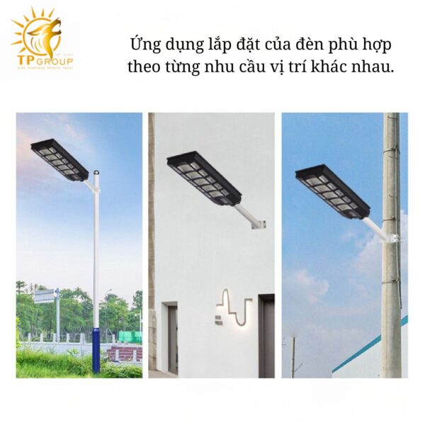 Đèn đường năng lượng mặt trời liền thể TP006