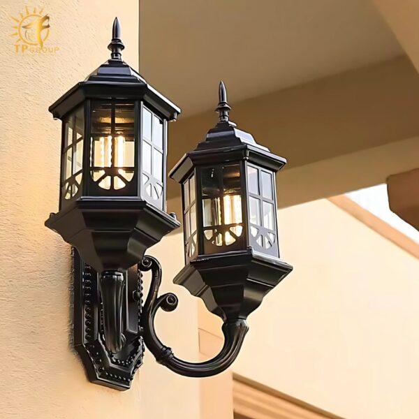 Đèn gắn tường đôi kiểu dáng cổ kính sang trọng WK6689