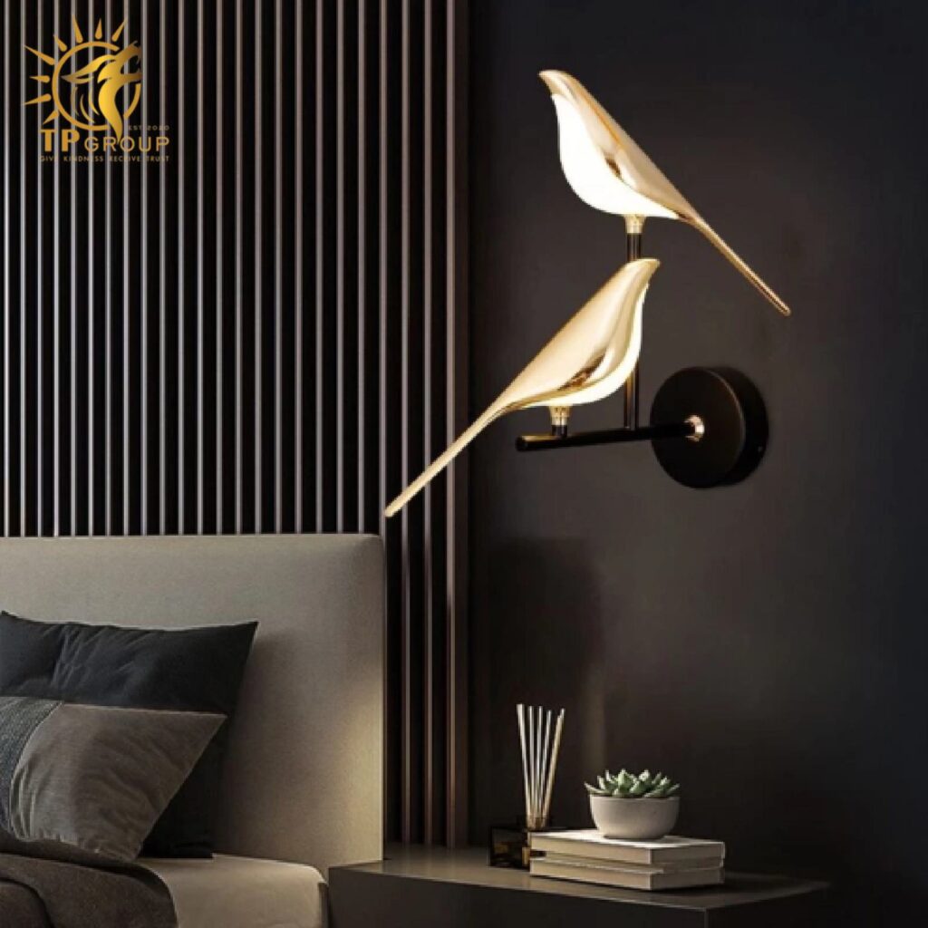 Đèn gắn tường hình chim hiện đại V835 14 Đèn gắn tường hình chim hiện đại V835