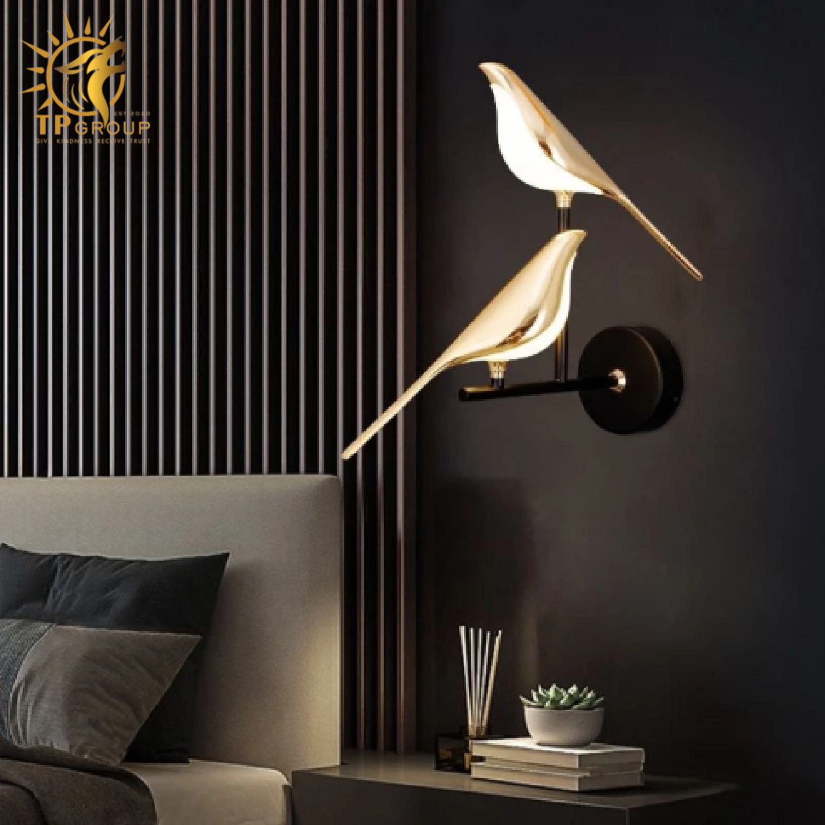 Đèn gắn tường hình chim hiện đại V835 4 Đèn gắn tường hình chim hiện đại V835