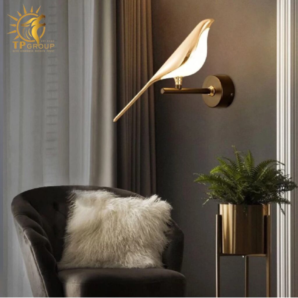Đèn gắn tường hình chim hiện đại V835 13 Đèn gắn tường hình chim hiện đại V835