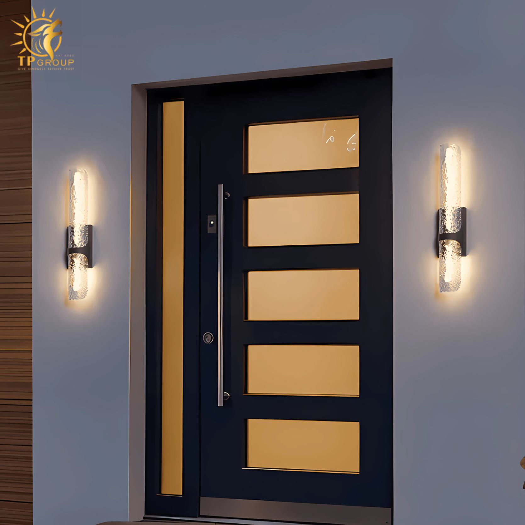 Đèn gắn tường hình trụ pha lê chống nước BD7386 6 Đèn gắn tường hình trụ pha lê chống nước BD7386