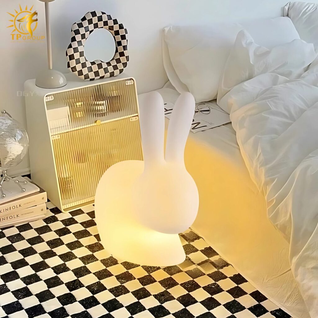 Đèn led thỏ ngọc 16 màu sân vườn ngoài trời DG2107 12 Đèn led thỏ ngọc 16 màu sân vườn ngoài trời DG2107