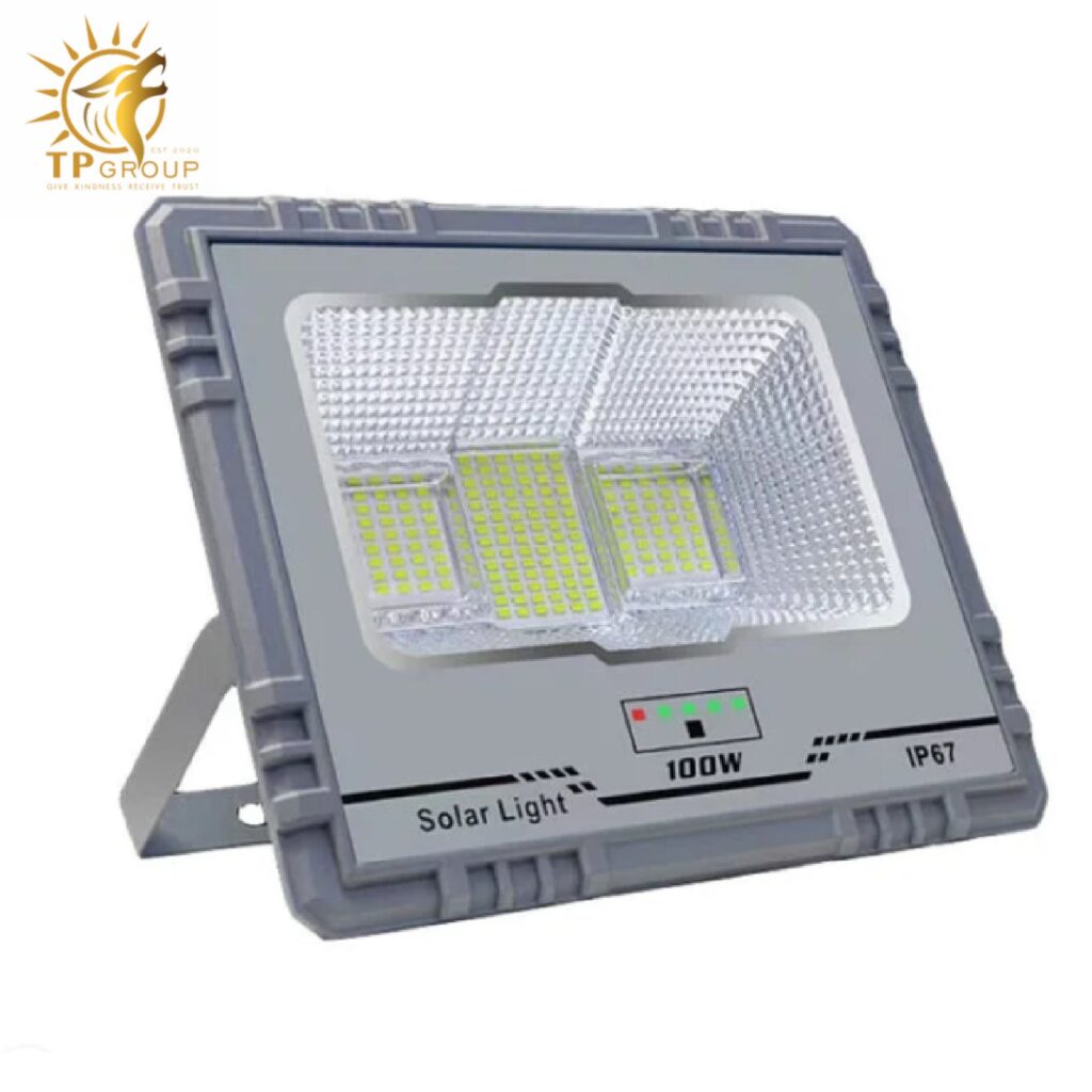 Đèn pha năng lượng mặt trời mới gắn tường ngoài trời chống thấm nước TPNLMT002 