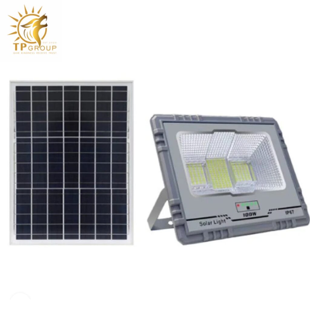 Đèn pha năng lượng mặt trời mới gắn tường ngoài trời chống thấm nước TPNLMT002 
