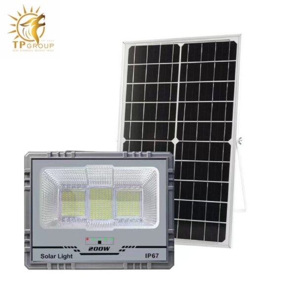 Đèn pha năng lượng mặt trời mới gắn tường ngoài trời chống thấm nước TPNLMT002