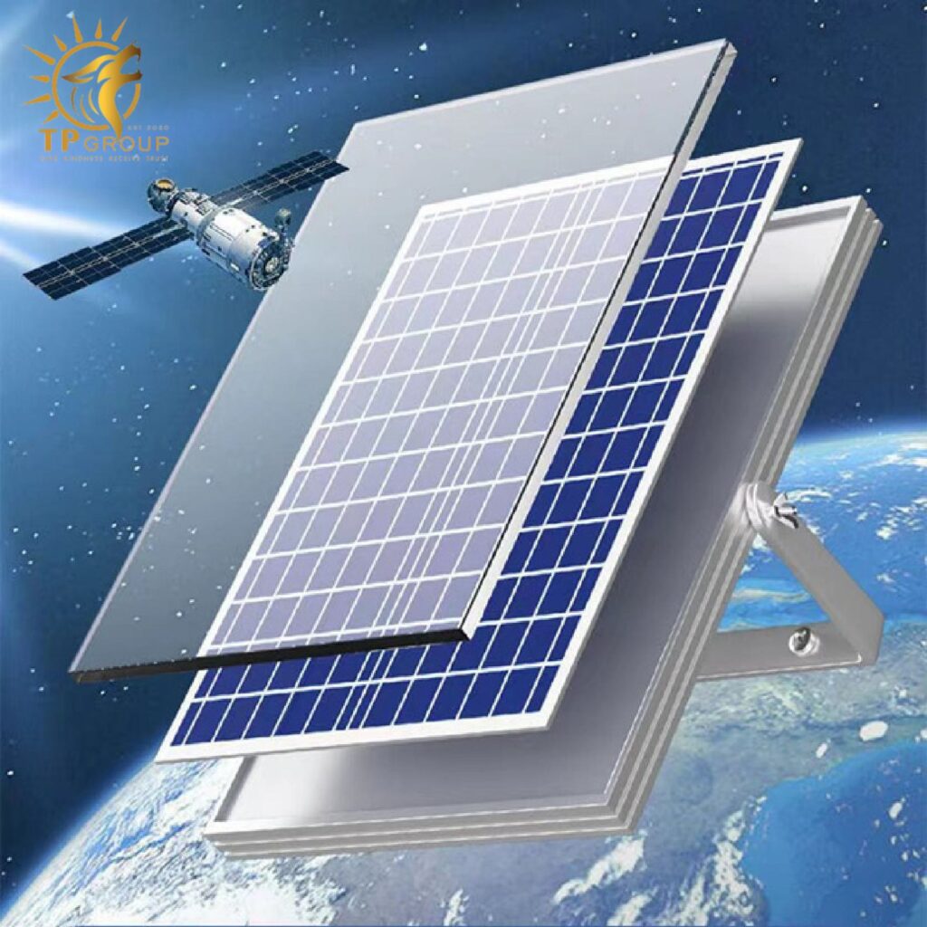 Đèn pha năng lượng mặt trời mới gắn tường ngoài trời chống thấm nước TPNLMT002 