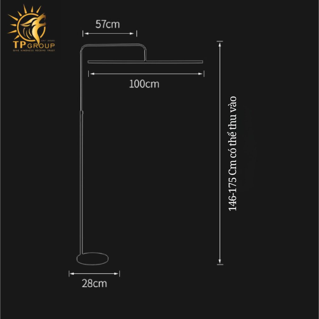 Đèn sàn bảo vệ mắt LED toàn phổ thiết kế thông minh hiện đại TPDS002 19 Đèn sàn bảo vệ mắt LED toàn phổ thiết kế thông minh hiện đại TPDS002