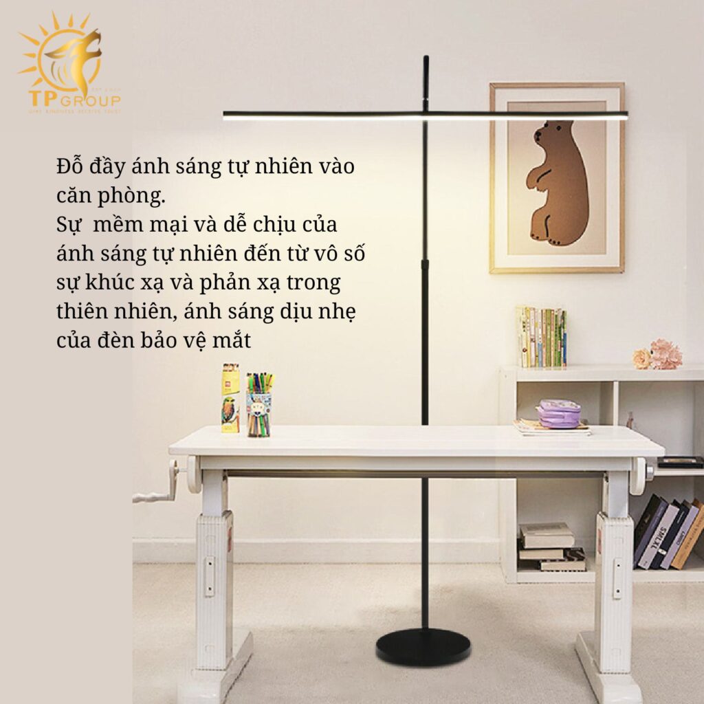 Đèn sàn bảo vệ mắt LED toàn phổ thiết kế thông minh hiện đại TPDS002