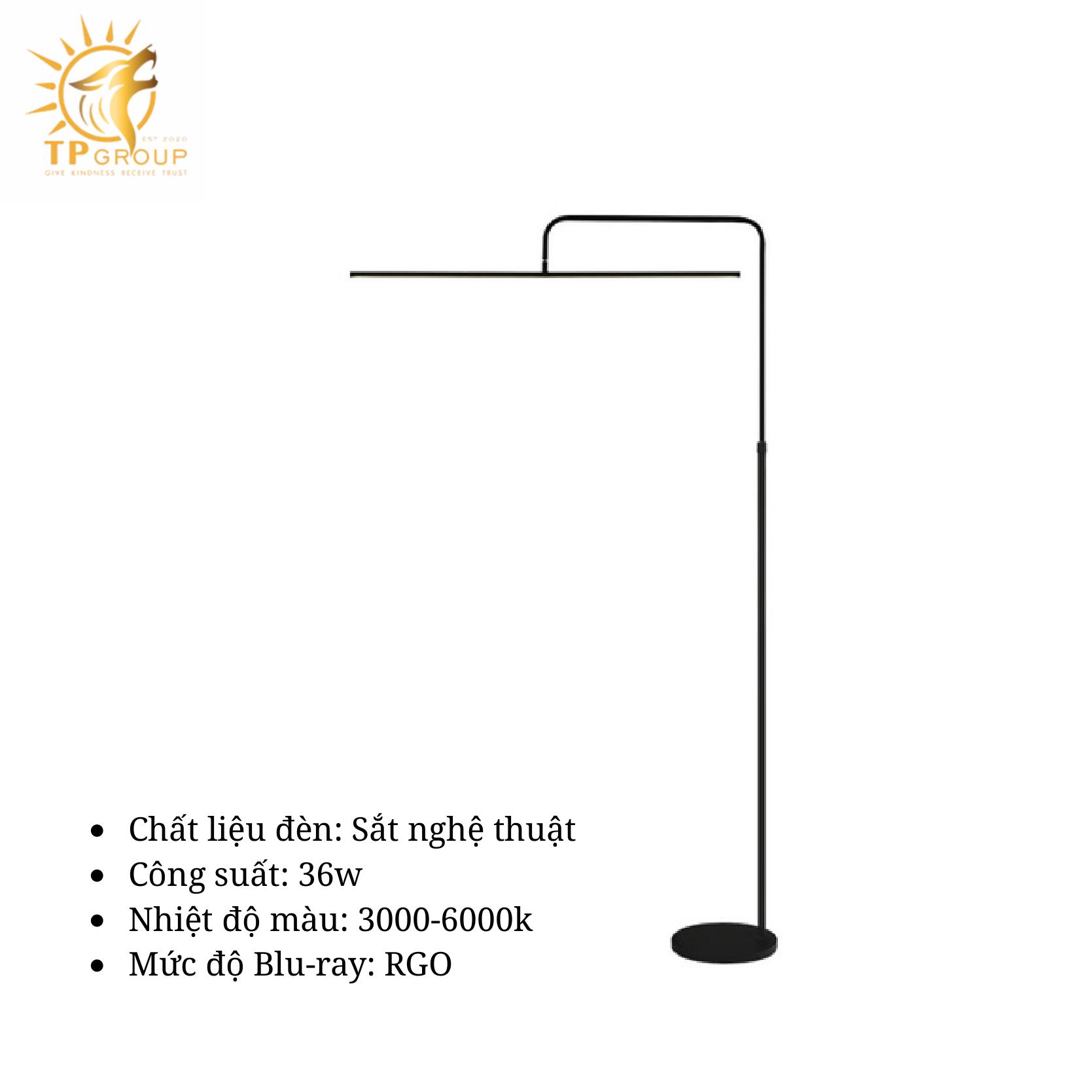 Đèn sàn bảo vệ mắt LED toàn phổ thiết kế thông minh hiện đại TPDS002 7 Đèn sàn bảo vệ mắt LED toàn phổ thiết kế thông minh hiện đại TPDS002