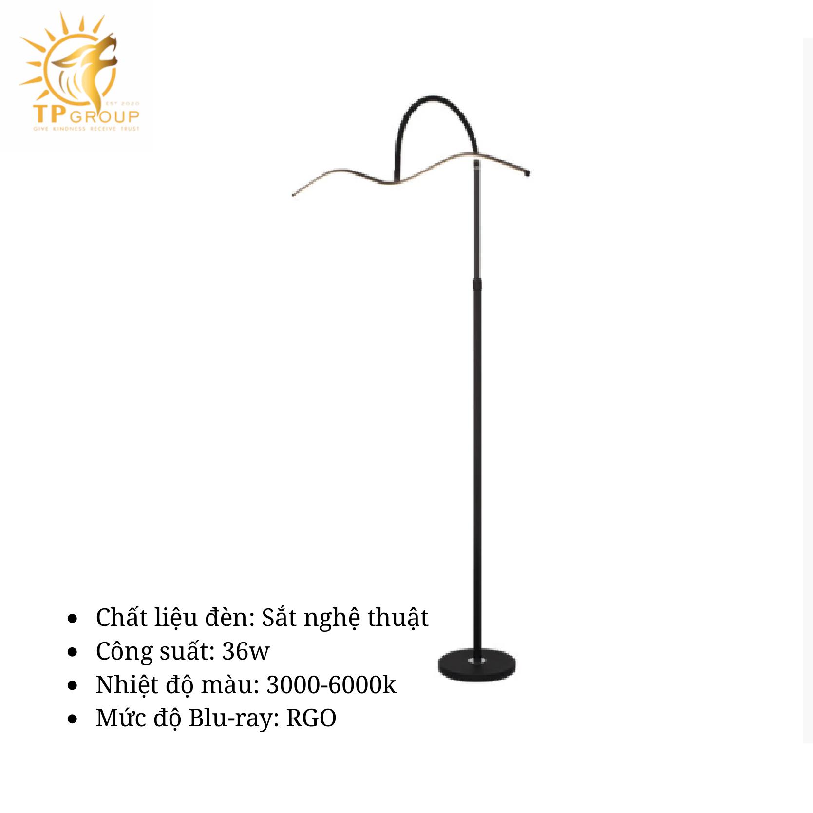 Đèn sàn bảo vệ mắt toàn phổ thiết kế Bắc Âu tối giản TPDS004 6 Đèn sàn bảo vệ mắt toàn phổ thiết kế Bắc Âu tối giản TPDS004