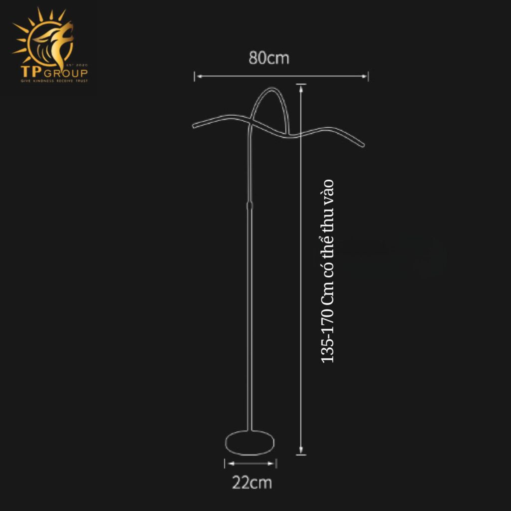 Đèn sàn bảo vệ mắt toàn phổ thiết kế Bắc Âu tối giản TPDS004 19 Đèn sàn bảo vệ mắt toàn phổ thiết kế Bắc Âu tối giản TPDS004