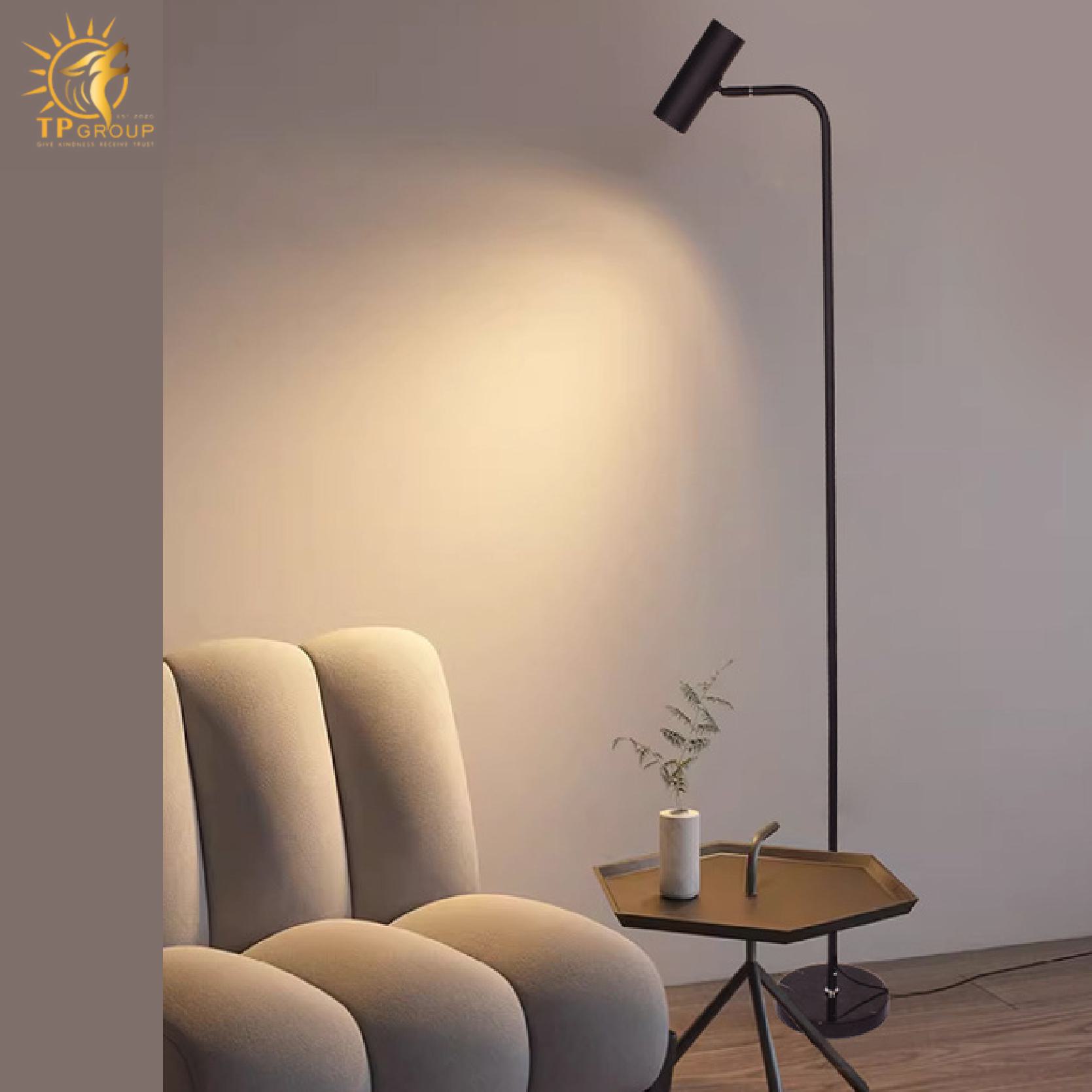 Đèn sàn phòng khách tối giản hiện đại Bắc Âu sáng tạo sang trọng trang trí học tập đèn bàn học TPDS008 9 Đèn sàn phòng khách tối giản hiện đại Bắc Âu phòng ngủ không khí ánh sáng sáng TPDS008