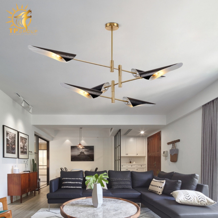 Đèn thả bàn hiện đại FHDT01-B/W 3 Đèn thả bàn hiện đại FHDT01-BW