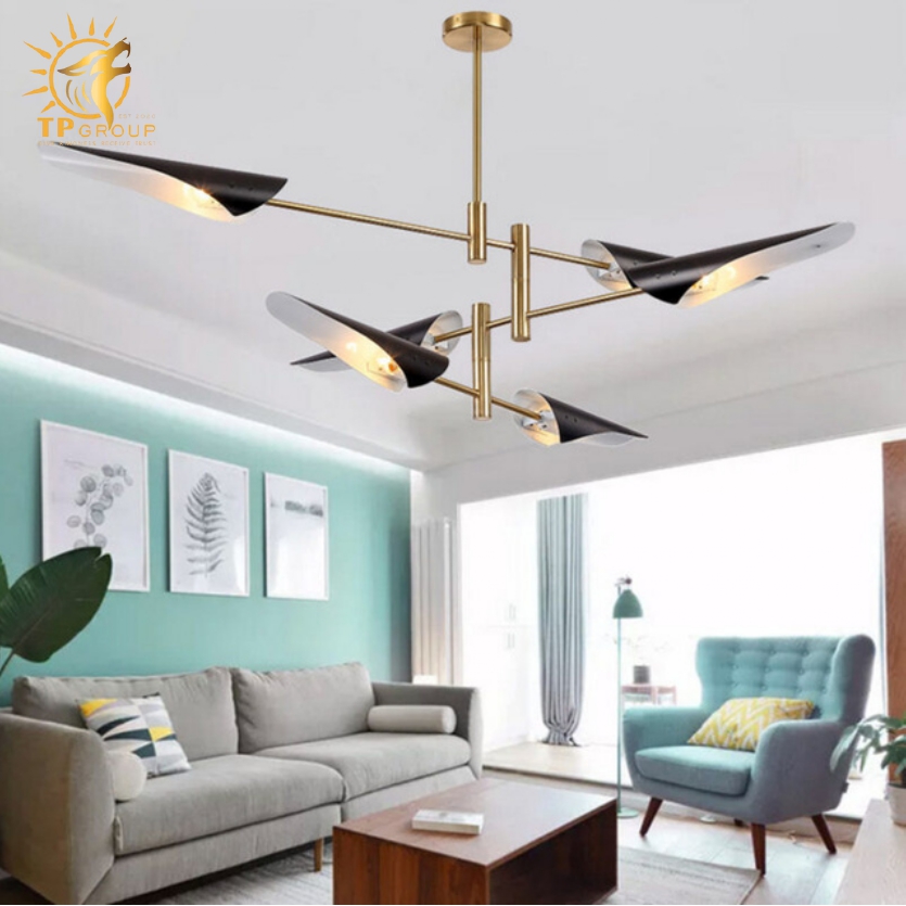 Đèn thả bàn hiện đại FHDT01-B/W 5 Đèn thả bàn hiện đại FHDT01-BW