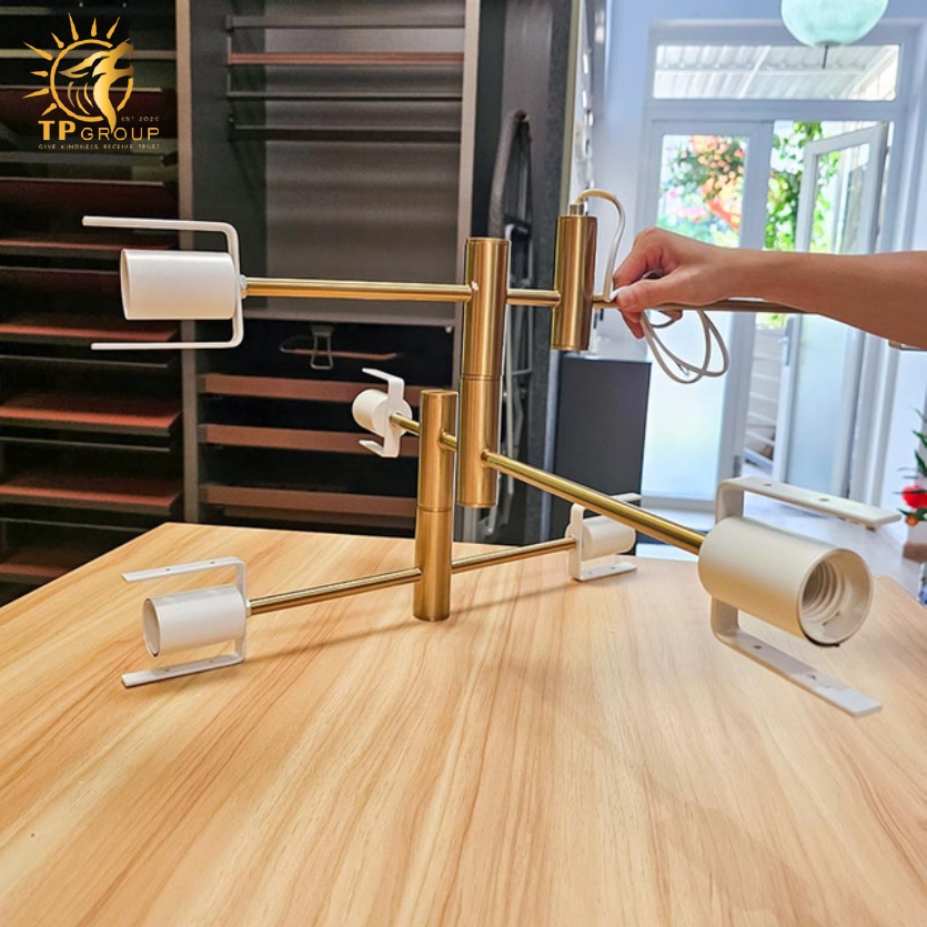 Đèn thả bàn hiện đại FHDT01-B/W 8 Đèn thả bàn hiện đại FHDT01-BW