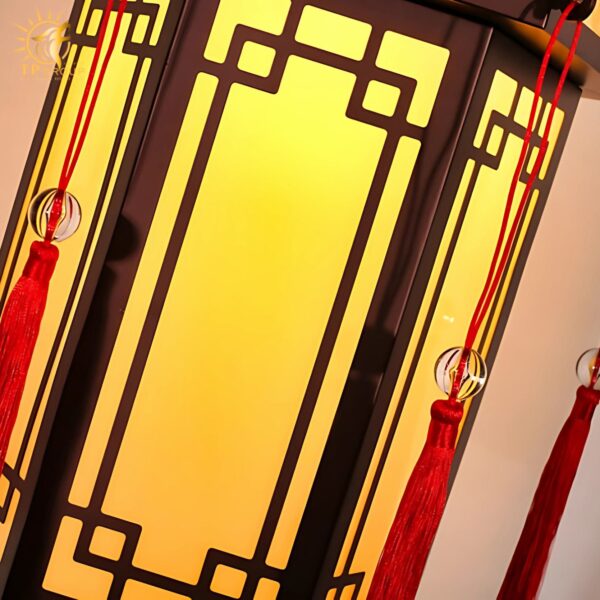 Đèn thả hành lang chống nước phong cách Á Đông DD034