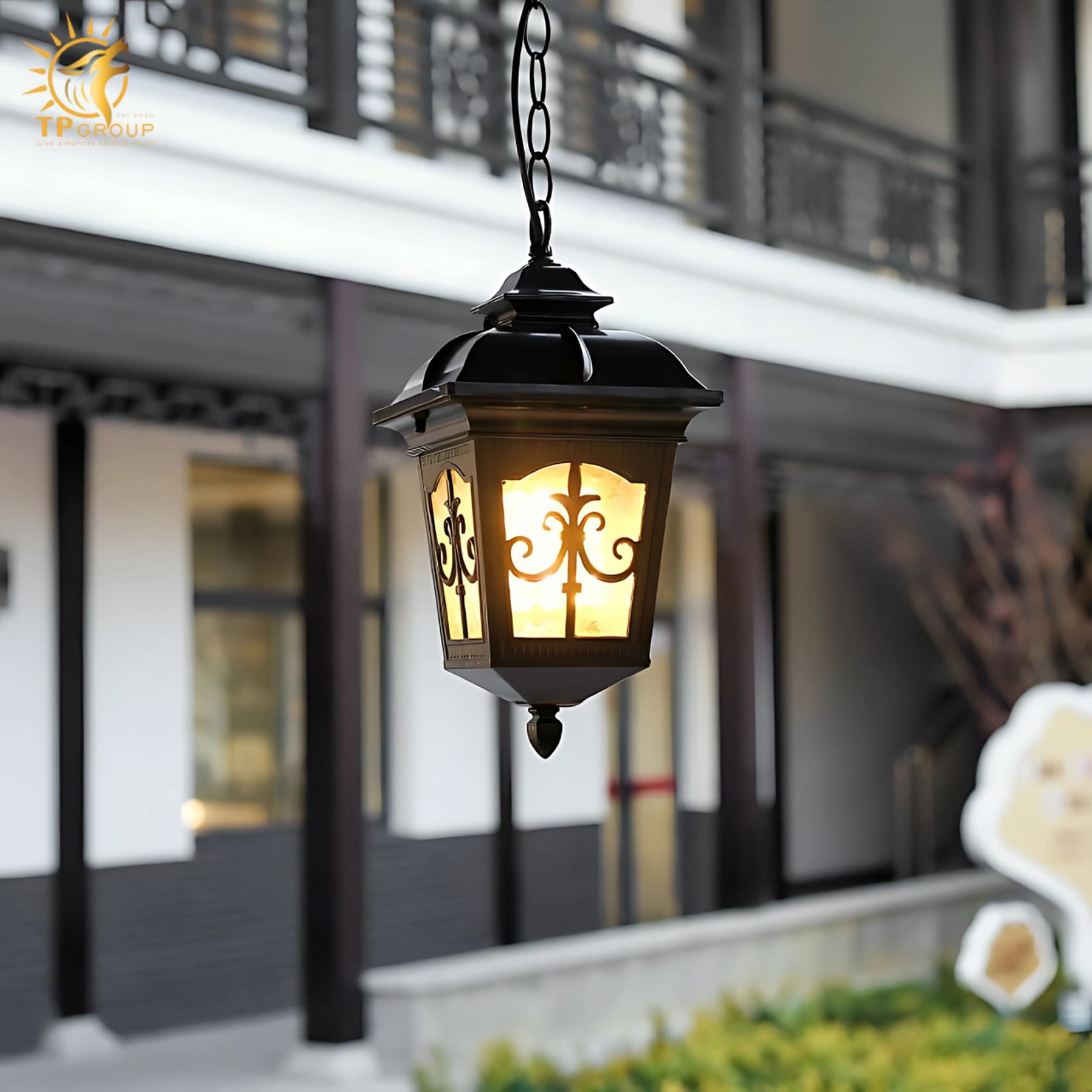 Đèn thả ngoài trời cổ điển trang trí hành lang DD035
