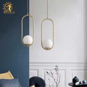 Đèn thả trần Oval trang trí phòng khách TTK03A