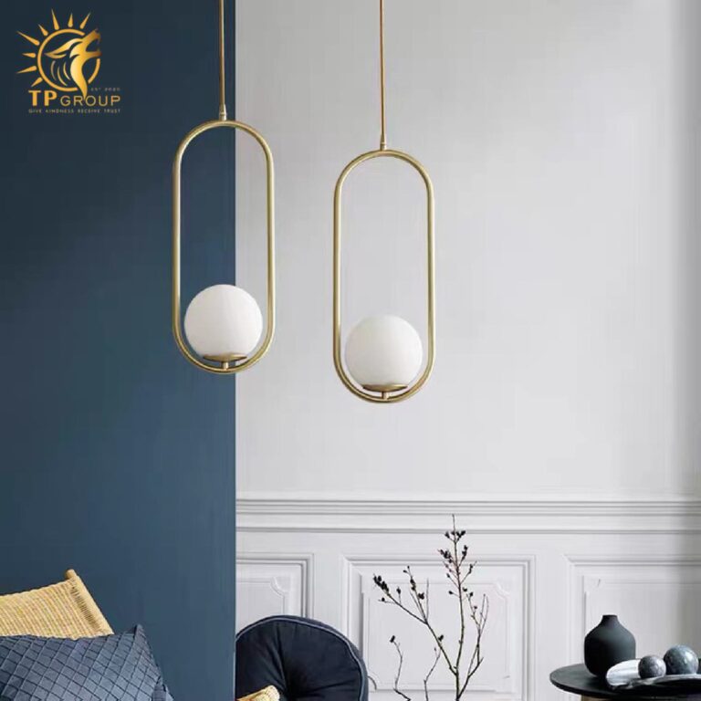 Đèn thả trần Oval trang trí phòng khách TTK03A