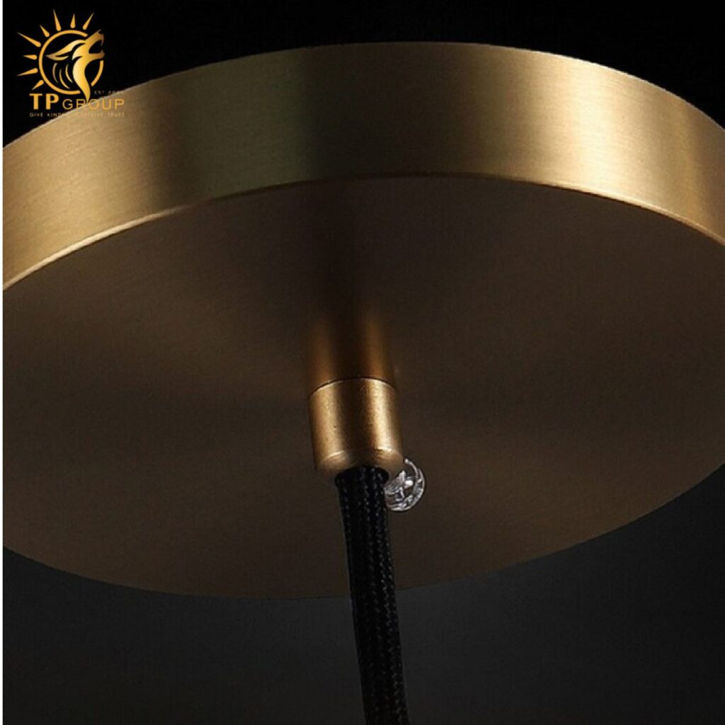 Đèn thả trần đầu giường thủy tinh đế đồng HL950 19 Đèn thả trần đầu giường thủy tinh đế đồng HL950