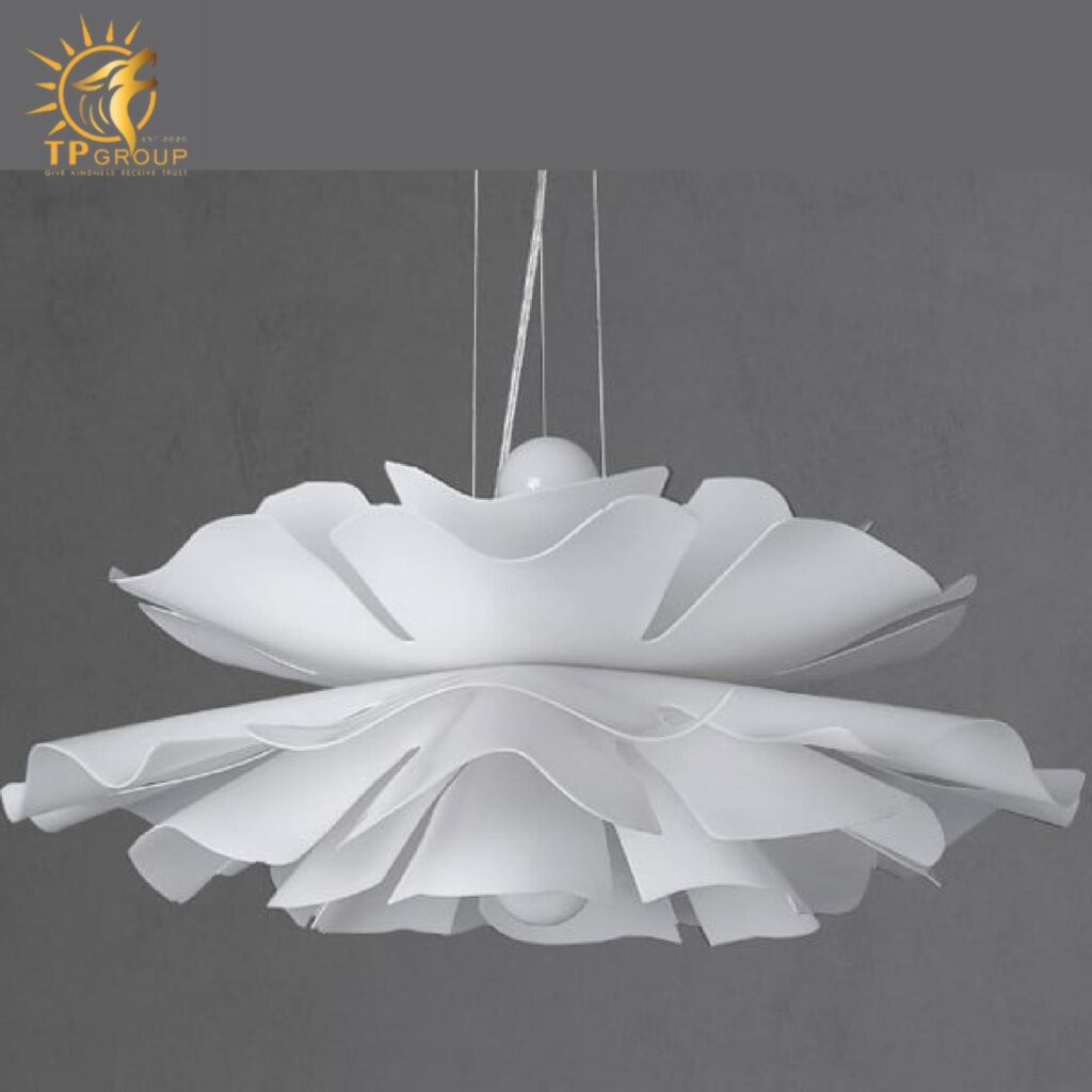 Đèn thả trần hình hoa bằng nhựa ABS XL8013 15 Đèn thả trần hình hoa bằng nhựa ABS XL8013